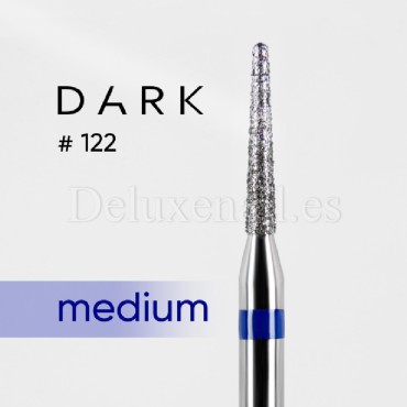 Fresa Azul Aguja, Ø1.6 mm, F122, grano medio, Dark