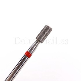 Fresa Roja Cilindro, Ø3.2 mm, F126, grano suave, Dark