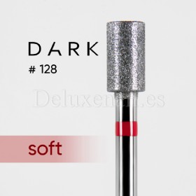 Fresa Roja Cilindro, Ø4.3 mm, F128, grano suave, Dark