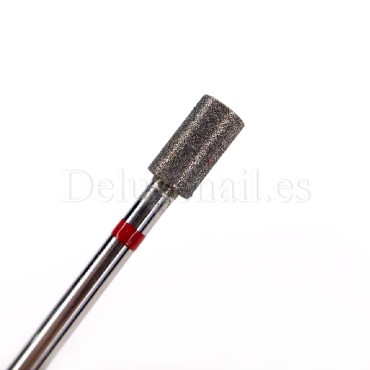 Fresa Roja Cilindro, Ø4.3 mm, F128, grano suave, Dark