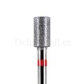 Fresa Roja Cilindro, Ø4.3 mm, F128, grano suave, Dark