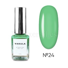 Esmalte Stamping Vakula 24, Verde, 8 ml