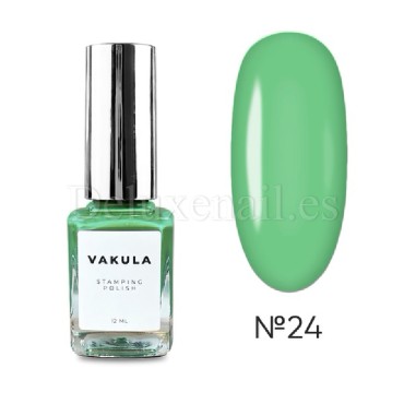 Esmalte Stamping Vakula 24, Verde, 8 ml