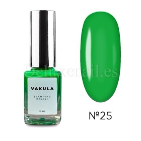 Esmalte Stamping Vakula 25, Verde claro, 8 ml