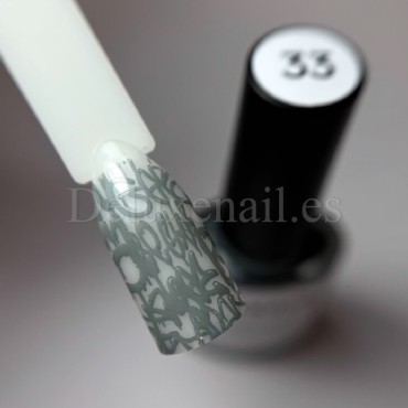 Esmalte Stamping Vakula 33, Gris, 8 ml