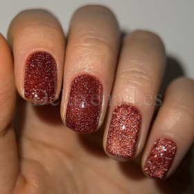 Gel Polish Night Cat 09 DARK, esmalte reflectante rojo, 6 ml