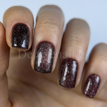 Gel Polish Night Cat 10 DARK, esmalte reflectante rojo oscuro, 6 ml