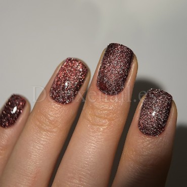 Gel Polish Night Cat 10 DARK, esmalte reflectante rojo oscuro, 6 ml