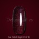 Gel Polish Night Cat 10 DARK, esmalte reflectante rojo oscuro, 6 ml