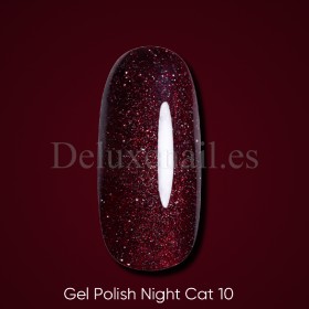 Dark gel polish Night Cat 10, 6 ml