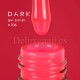 Esmalte Permanente Dark 106, Rojo neón, 10 ml