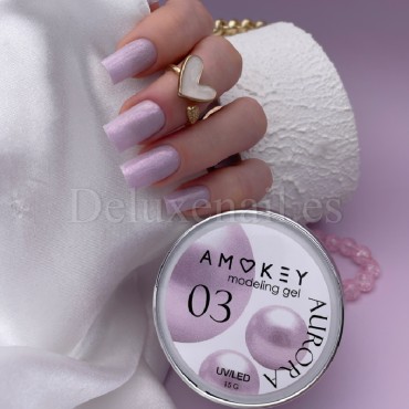 Gel Aurora 03 Amokey, gel constructor de color, 15 gr