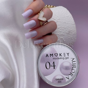 Gel Aurora 04 Amokey, gel constructor de color, 15 gr