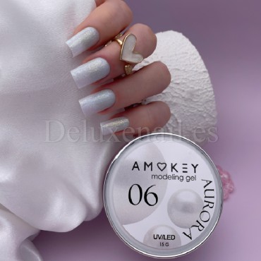 Gel Aurora 06 Amokey, gel constructor de color, 50 gr