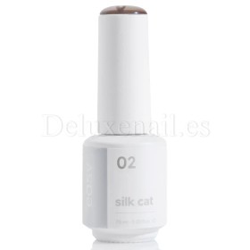Esmalte permanente Silk Cat 02 Easy, Dorado, 7,5 ml