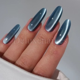 Esmalte permanente Silk Cat 08 Easy, Azul, 7,5 ml
