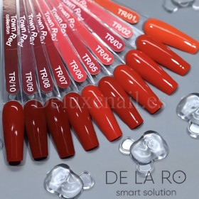 Esmalte Permanente Town Red 04 DE LA RO, 10 ml