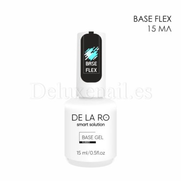 Rubber Flex DE LA RO, base elástica, transparente, 15 ml