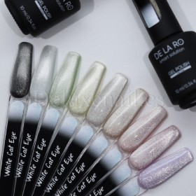 Esmalte permanente White Cat Eye DE LA RO, 10 ml