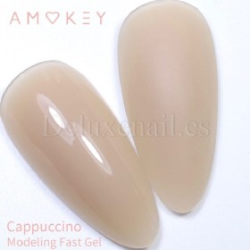 Fast Gel Cappuccino Amokey, gel constructor de color, 30 gr