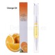Aceite-pincel de cutícula y uñas, Naranja, 5 ml