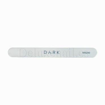 Kit de limas para uñas Dark, grano 180/240, 25 uds, forma recta