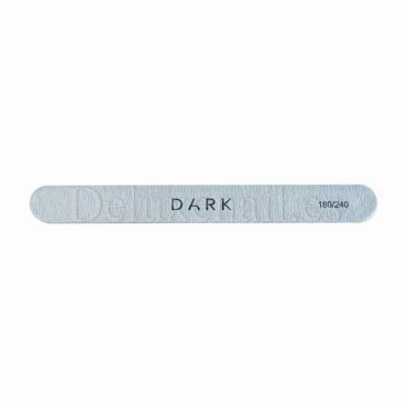 Kit de limas para uñas Dark, grano 180/240, 25 uds, forma recta