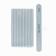 Kit de limas para uñas Dark, grano 180/240, 25 uds, forma recta