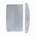 Kit de limas para uñas Dark, grano 150/180, 25 uds, forma media luna, gris