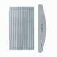 Kit de limas para uñas Dark, grano 180/240, 25 uds, forma media luna, gris