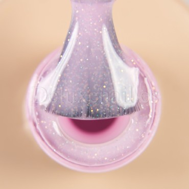Base Opal 05 Dark, Rosa con micro brillo multicolor, 15 ml
