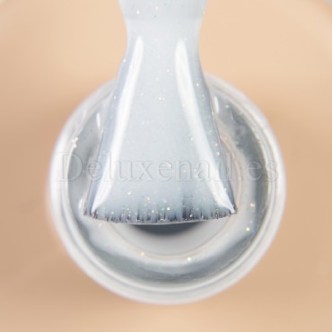 Base Opal 07 Dark, Blanco con micro brillo dorado, 30 ml