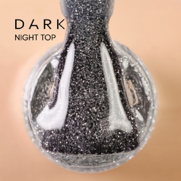 Top Reflectante sin pegajosidad Night Dark, Transparente, 10 ml
