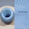 Liquid Polygel Bubble Gum 05 DE LA RO, polygel líquido de color azul cielo, 15 ml