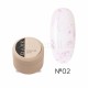 Gel Medium Potal Gel 02 Dark, Rosa Lechoso con foil rosa, 15 ml