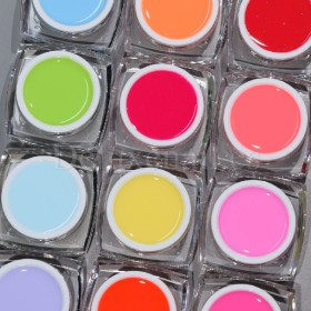 Gel Candy 02 DE LA RO, gel constructor de color azul cielo, 15 gr