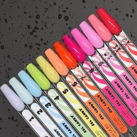 Gel Candy 03 DE LA RO, gel constructor de color azul, 15 gr