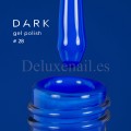 Gel Polish 028 DARK, esmalte semipermanente azul vivo, 10 ml