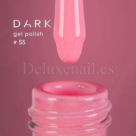 Gel Polish 055 DARK, esmalte semipermanente rosa bebé cálido, 10 ml