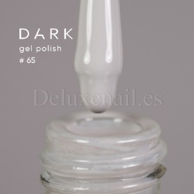 Gel Polish 065 DARK, esmalte semipermanente gris cálido claro, 10 ml