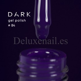 Gel Polish 084 DARK, esmalte semipermanente azul violeta, 6 ml