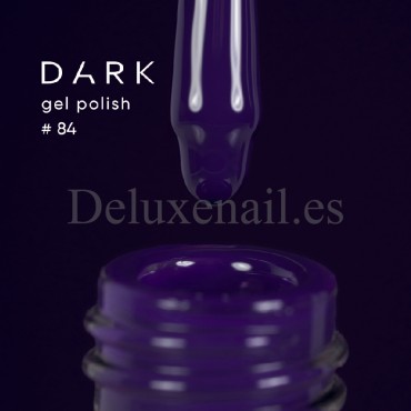Gel Polish 084 DARK, esmalte semipermanente azul violeta, 6 ml