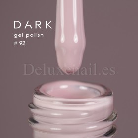Gel Polish 092 DARK, esmalte semipermanente violeta grisáceo, 10 ml