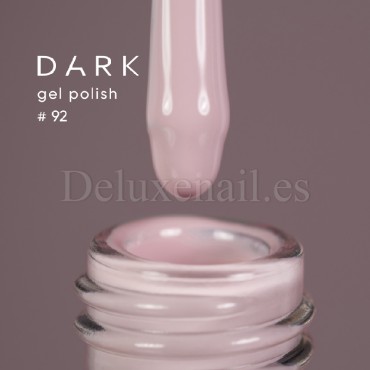 Gel Polish 092 DARK, esmalte semipermanente violeta grisáceo, 10 ml