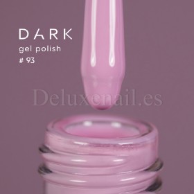 Gel Polish 093 DARK, esmalte semipermanente rosa violeta claro, 10 ml