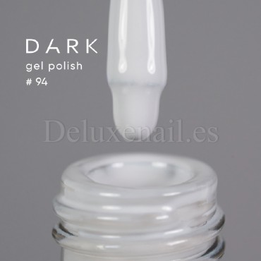 Gel Polish 094 DARK, esmalte semipermanente gris muy claro, 10 ml