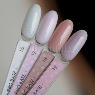 Pro Base Camuflaje Dark 19, Violeta con micro brillo, 15 ml