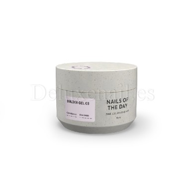 Builder Gel 03 NAILSOFTHEDAY, gel constructor rosa claro, 15 ml