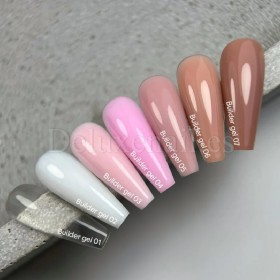 Builder Gel 02 NAILSOFTHEDAY, gel constructor blanco lechoso, 15 ml