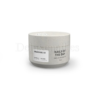 Builder Gel 02 NAILSOFTHEDAY, gel constructor blanco lechoso, 15 ml
